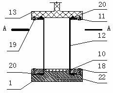 Device for sealing triaxial test sample of soil body and method for using device