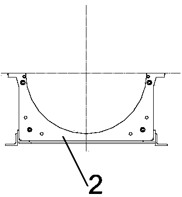 Underwater horizontal hot launching device