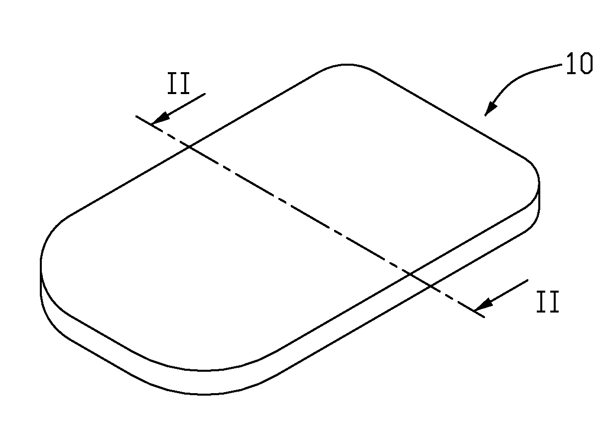 Housing for electronic device and method for making the same