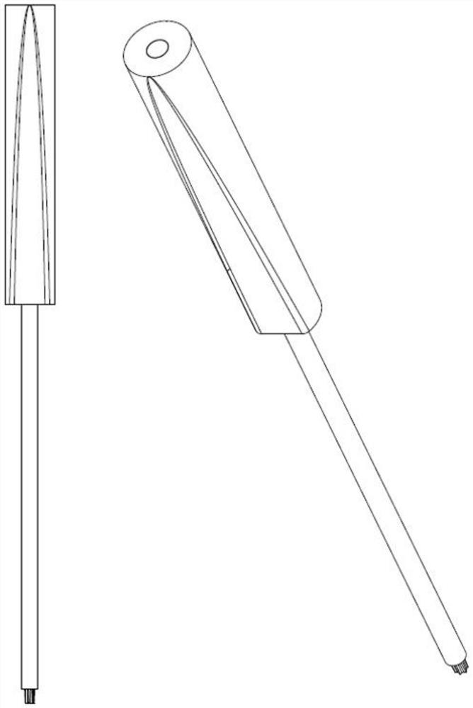 Split type acetabulum file system, control method and application