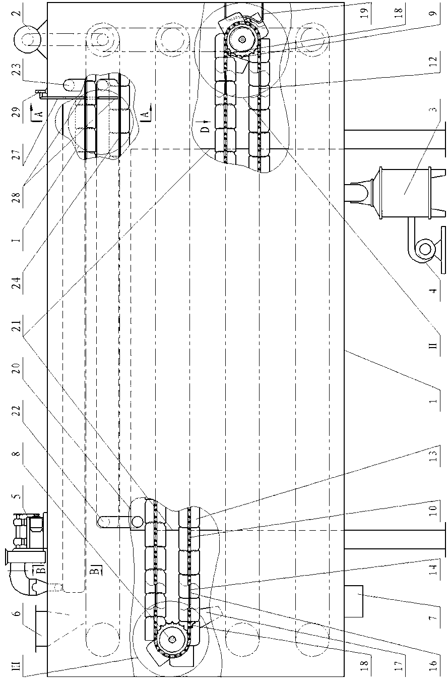 Waste heat recovering ear-corn drying machine