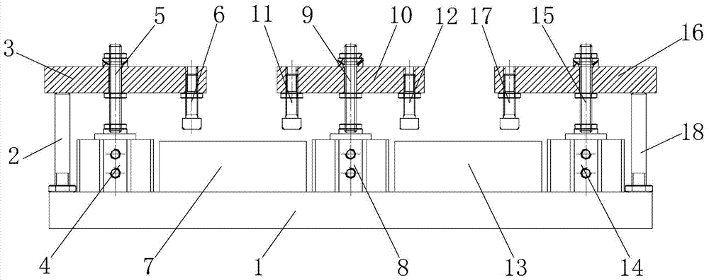 Clamp for turning pump body bearing holes