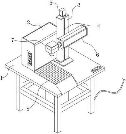 A kind of mold core processing device for manufacturing light guide plate