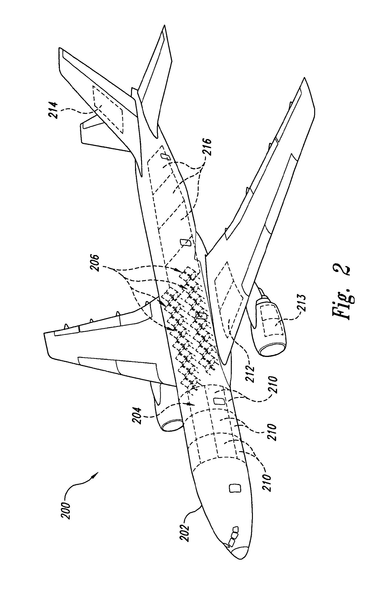 Structural panels for use in aircraft fuselages and other structures