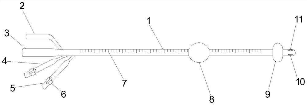 Urodynamics piezometric tube for urinary surgery