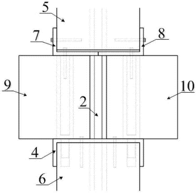 Assembling prestress orthogonal laminated wood shear wall