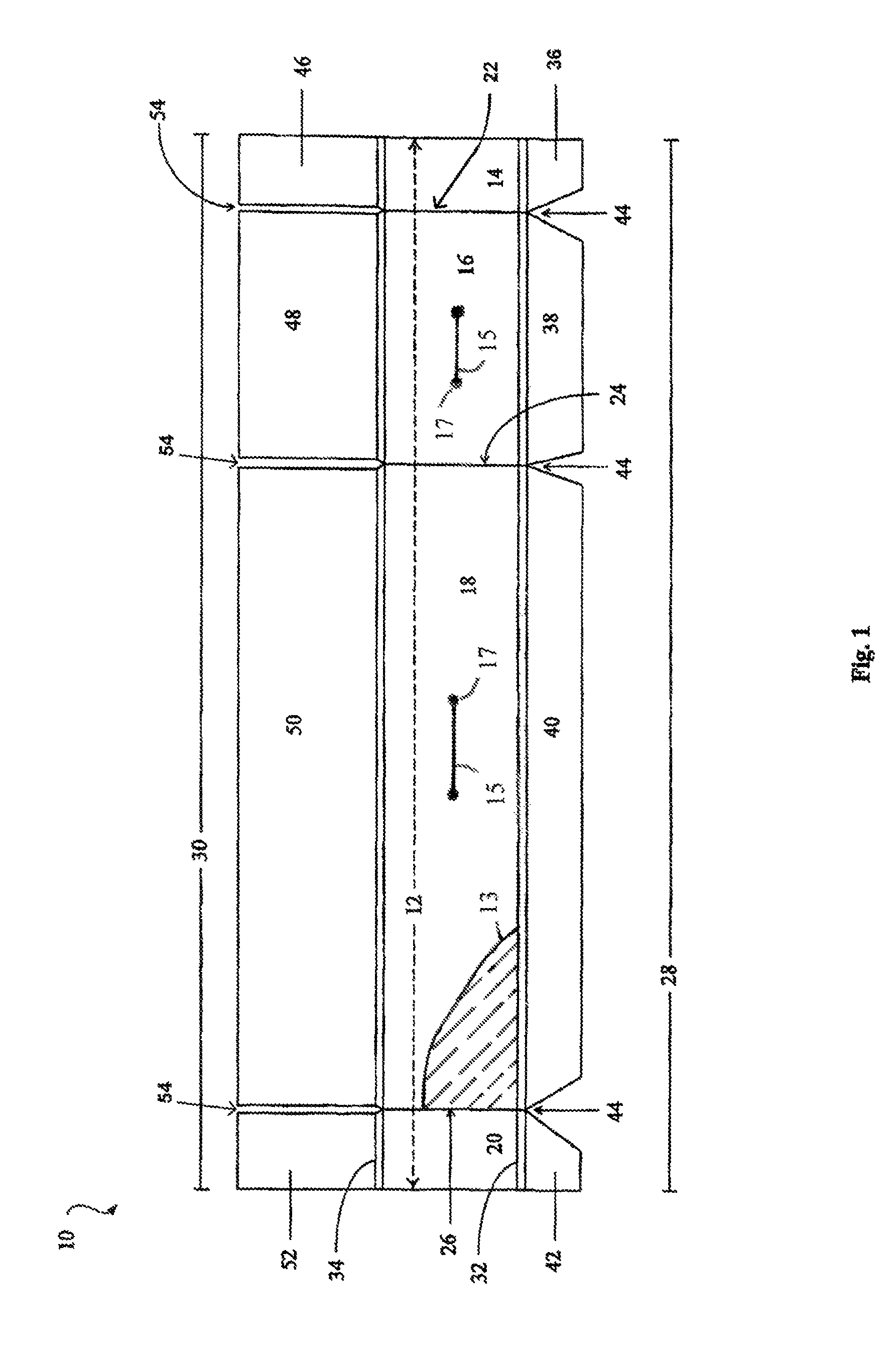 Blank and an assembly for a coffin