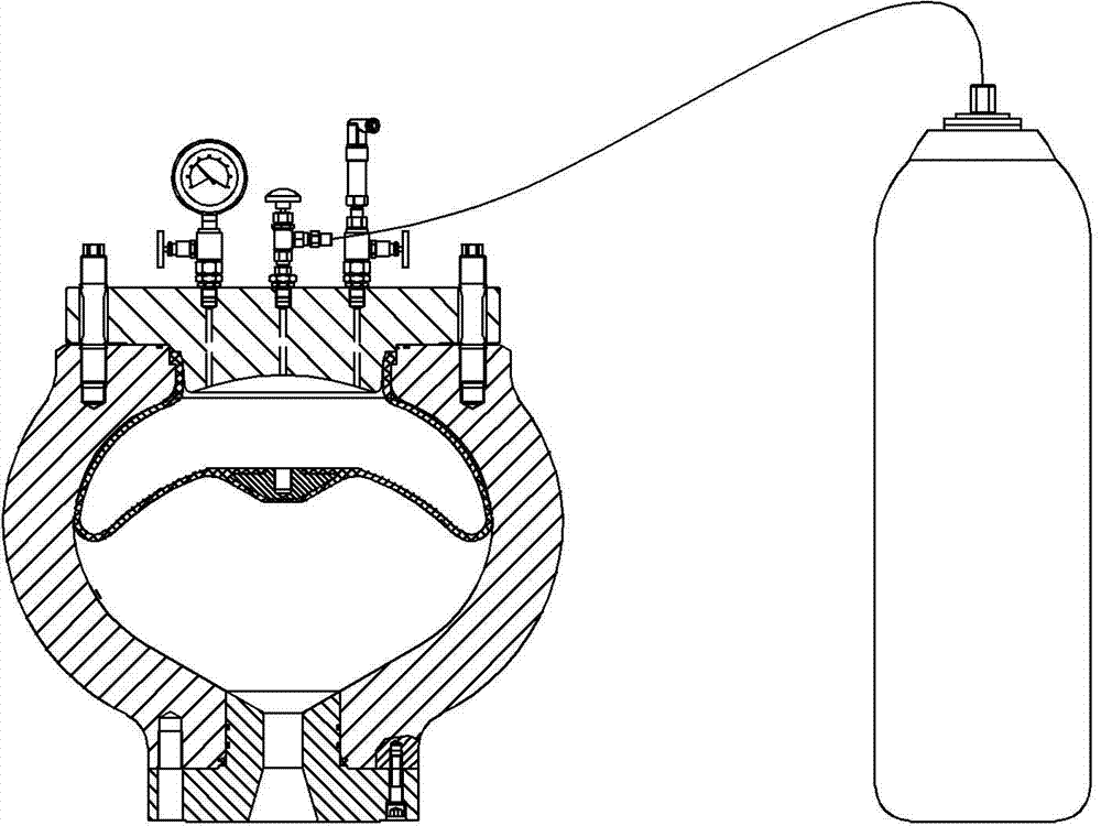 Air bag die and method for machining air bag by adopting same