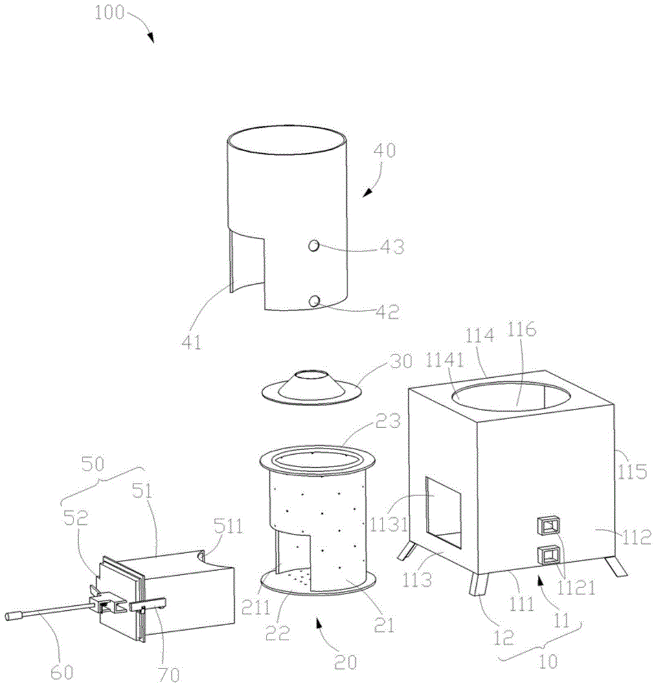 a stove device