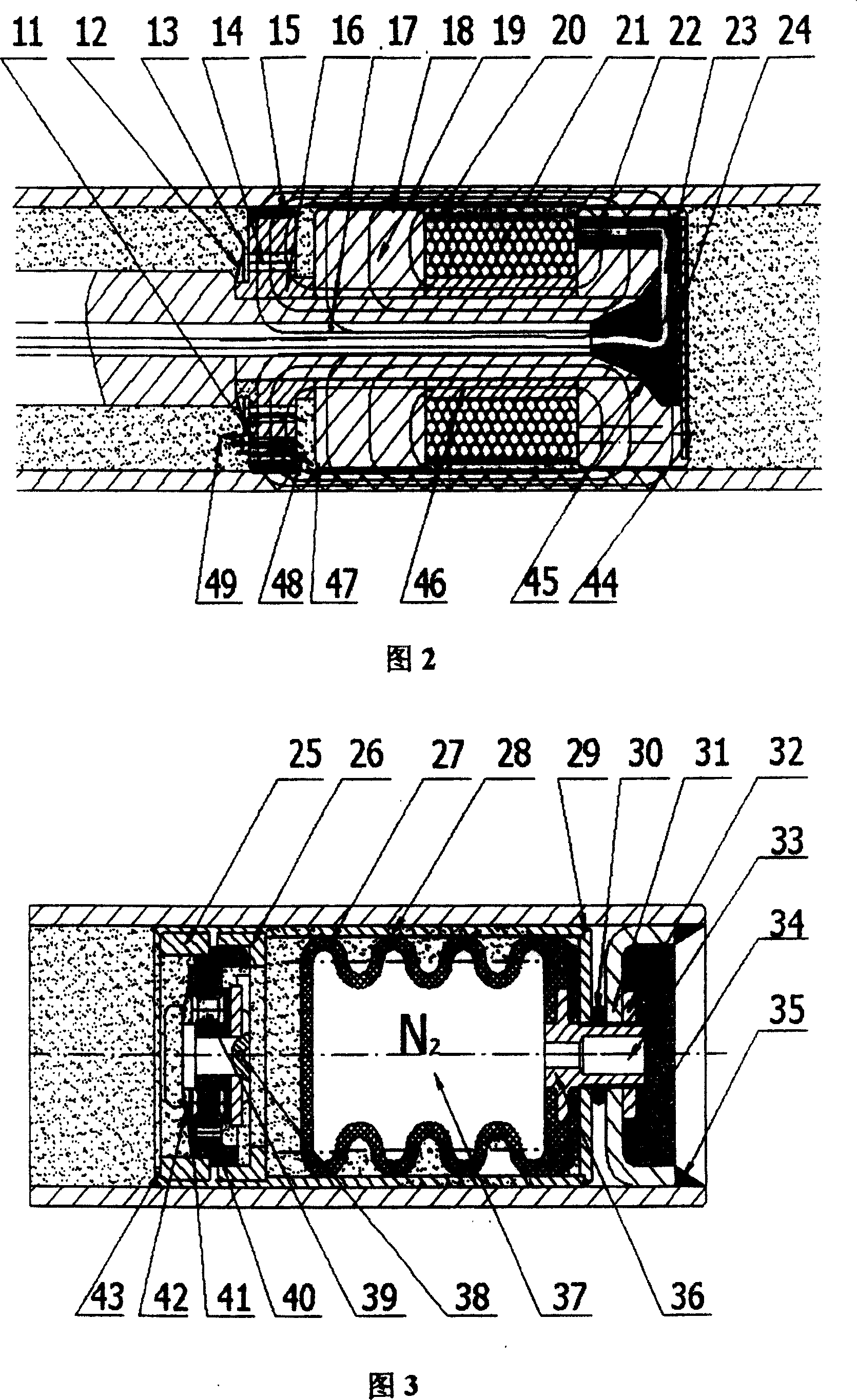 Magnetorheological suspensions damping device for automobile suspension system