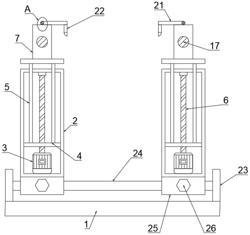 Electric power supply cable wiring positioning device capable of realizing rapid joint