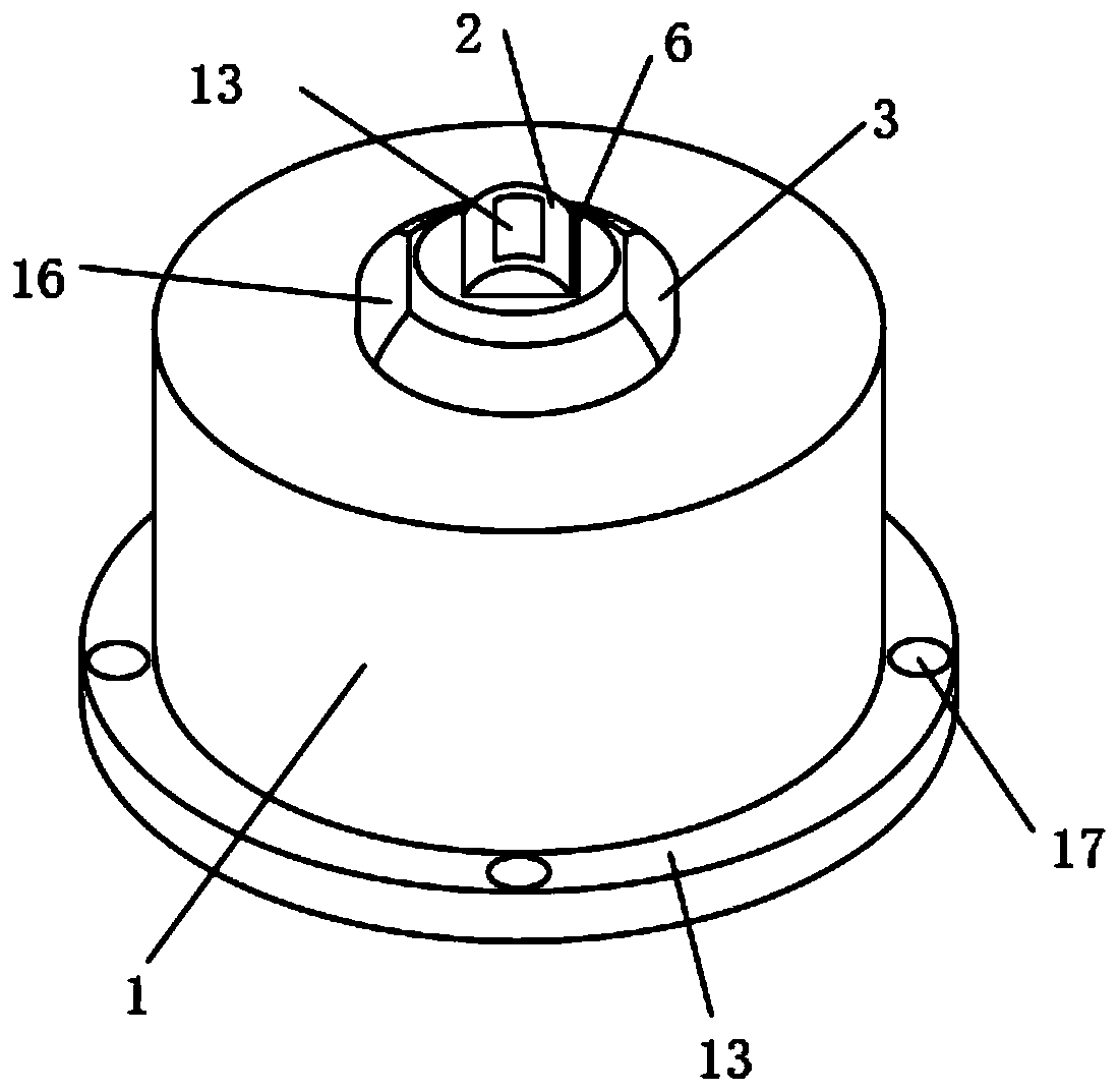 Air detection device with telescopic and storable probe