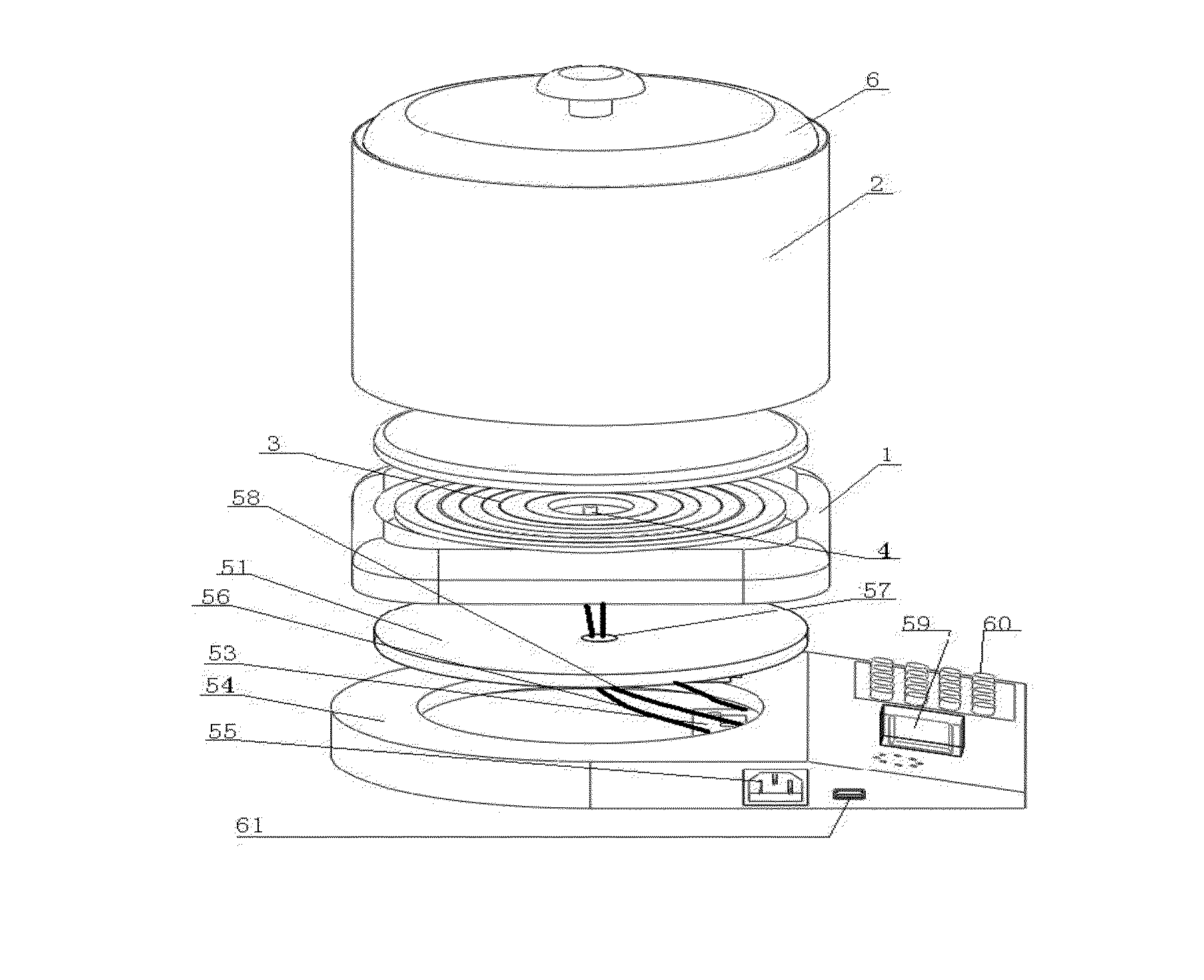 Electric heating cooker with weighing function and weighing control method thereof