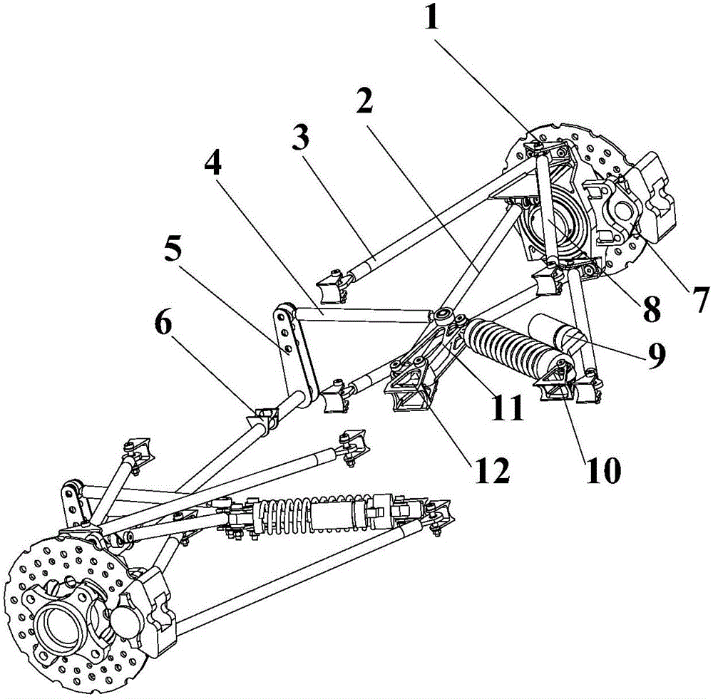 Suspension system of FSC racing car