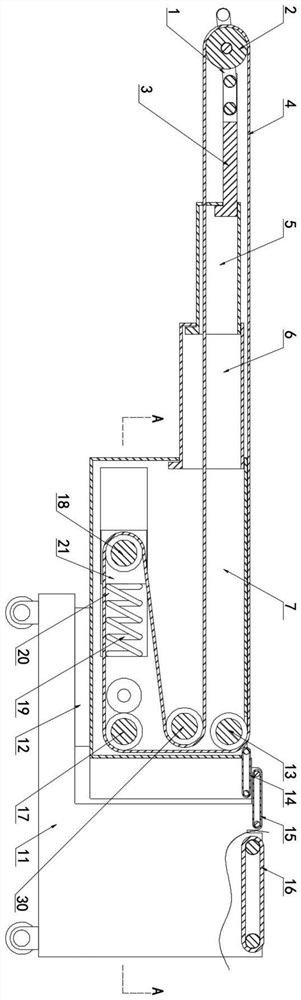 Multi-angle rotatable stepped goods transferring and conveying equipment