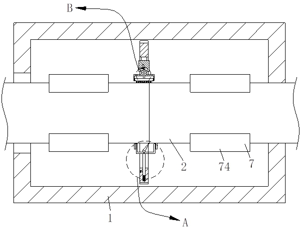 Pure water pipeline laying treatment system and method for endoscope center