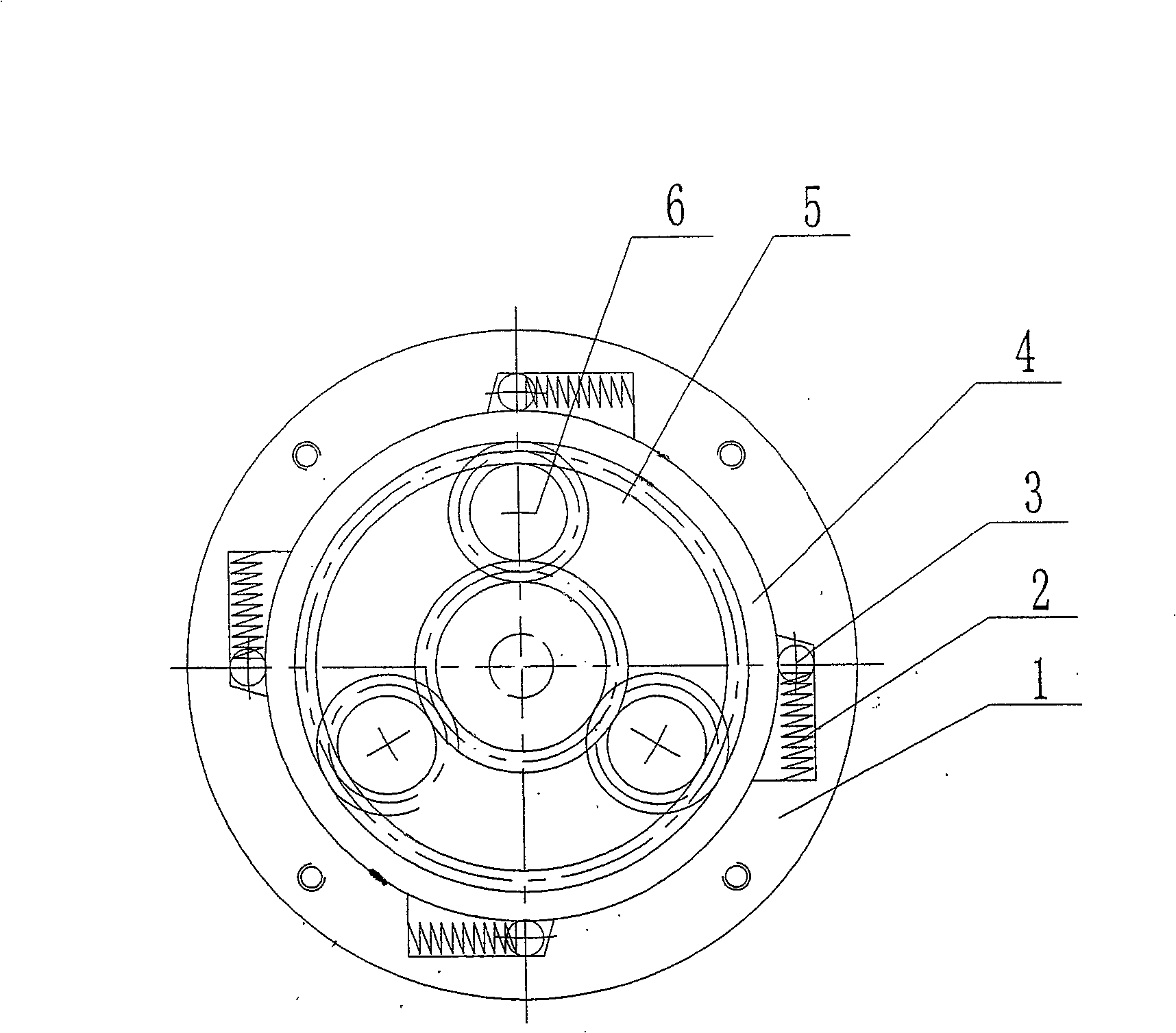 Co-axial middle-set motor driving device of electric vehicle