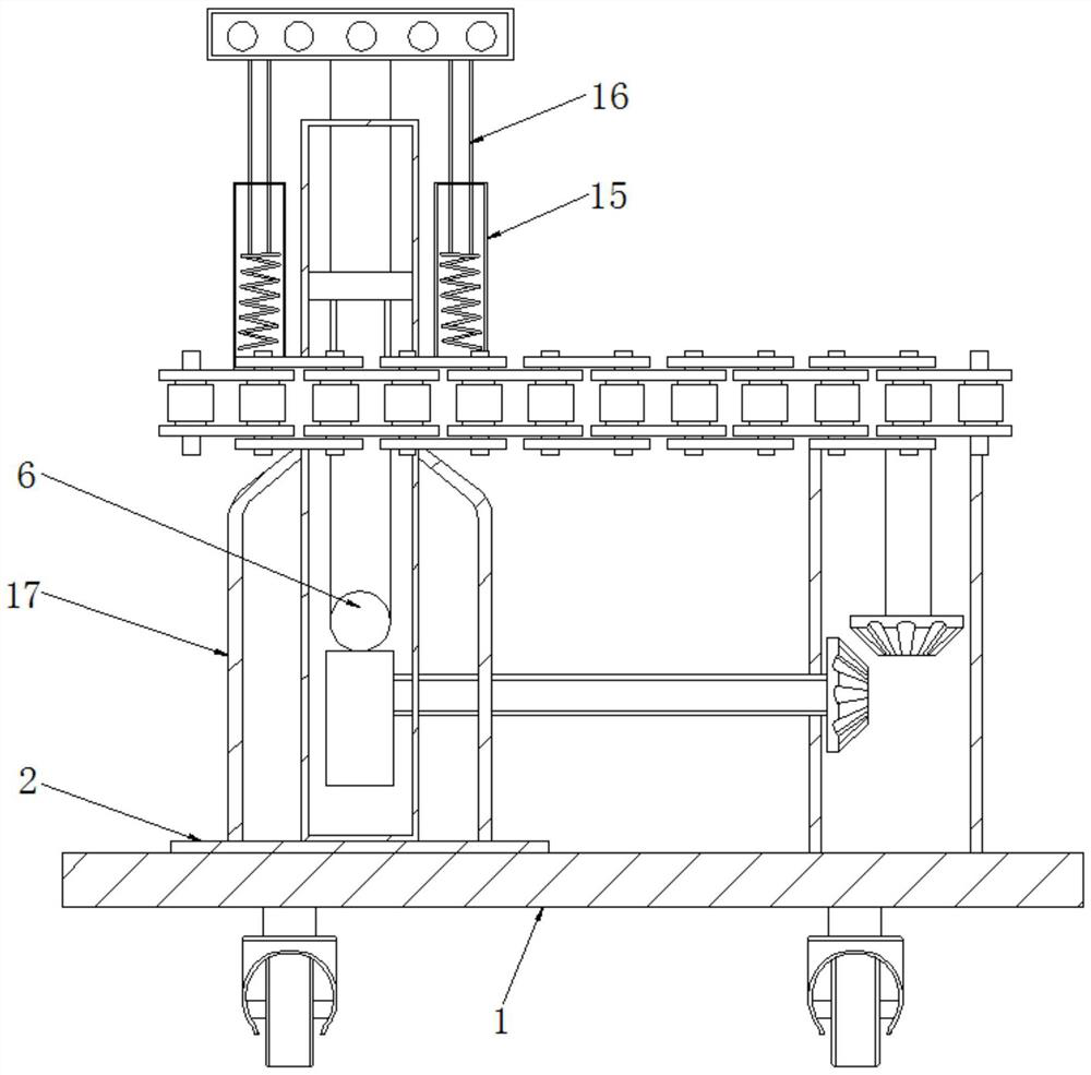 A device capable of evenly watering fruit tree seedlings