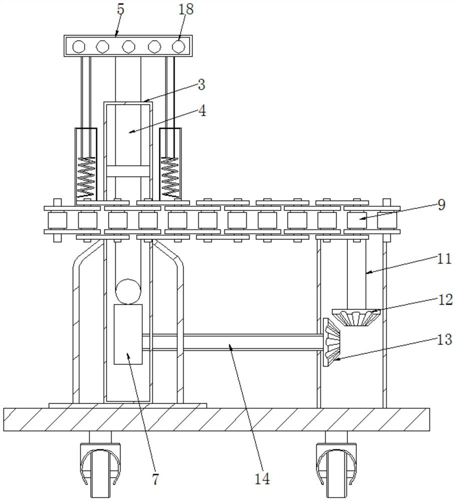 A device capable of evenly watering fruit tree seedlings