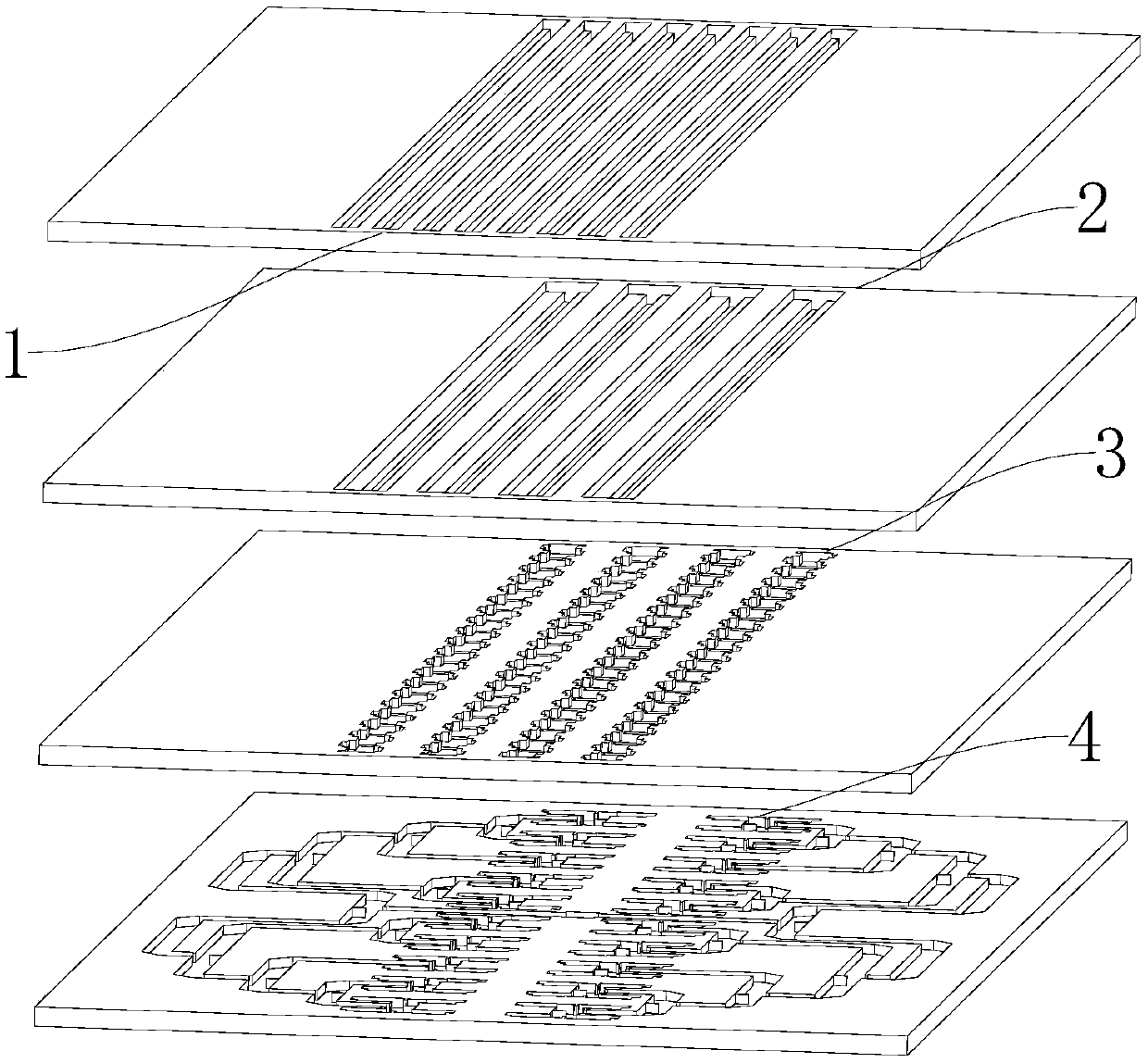 Vehicle-mounted radar antenna