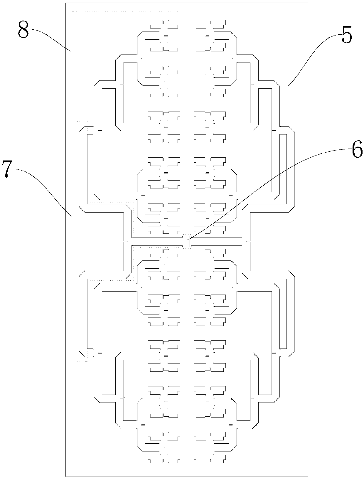 Vehicle-mounted radar antenna