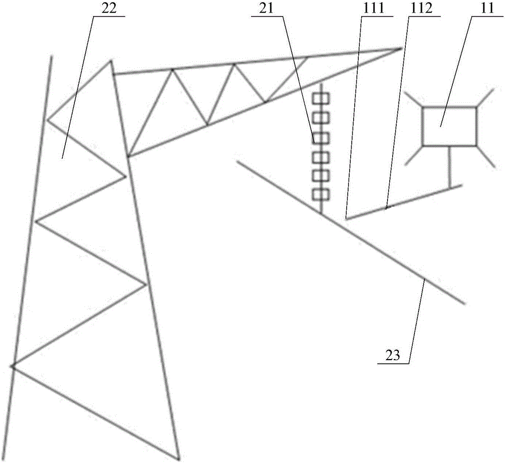 Unmanned aerial vehicle (UAV) live-line operation device and method