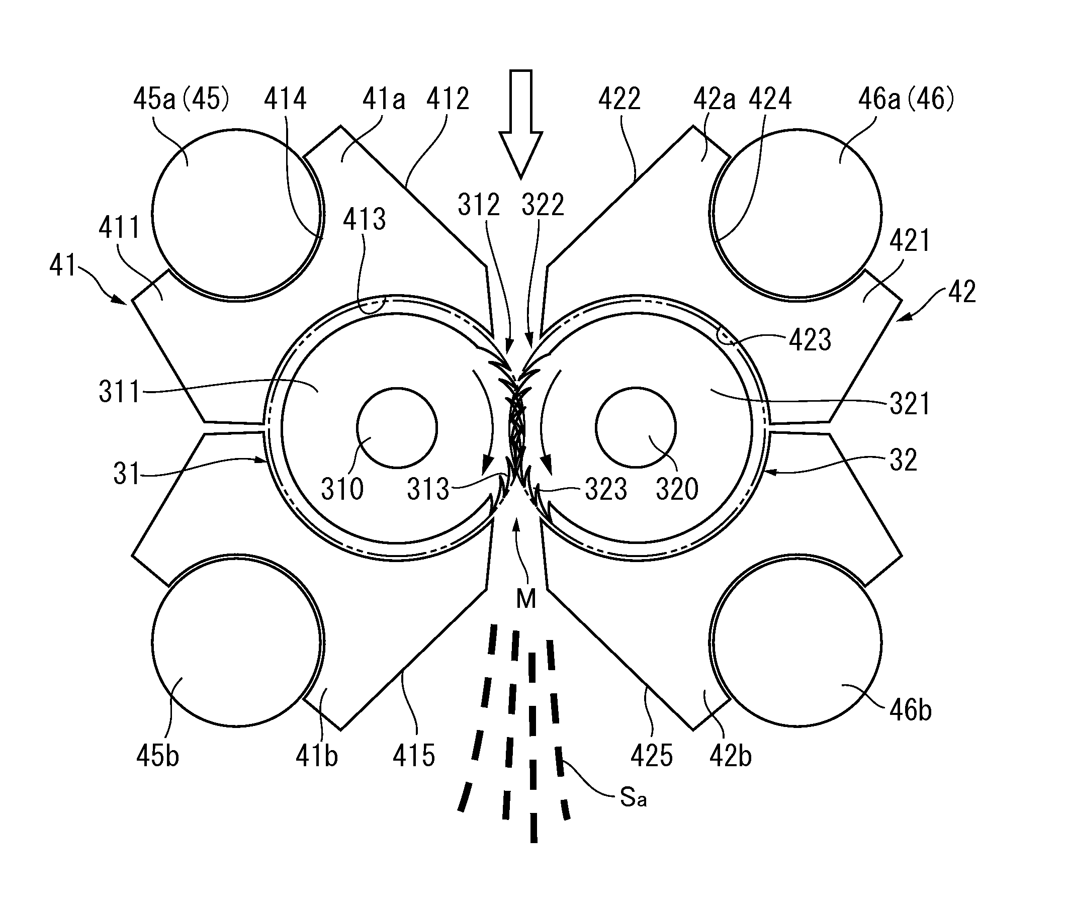 Shredder and sheet-like-object processing apparatus using the same