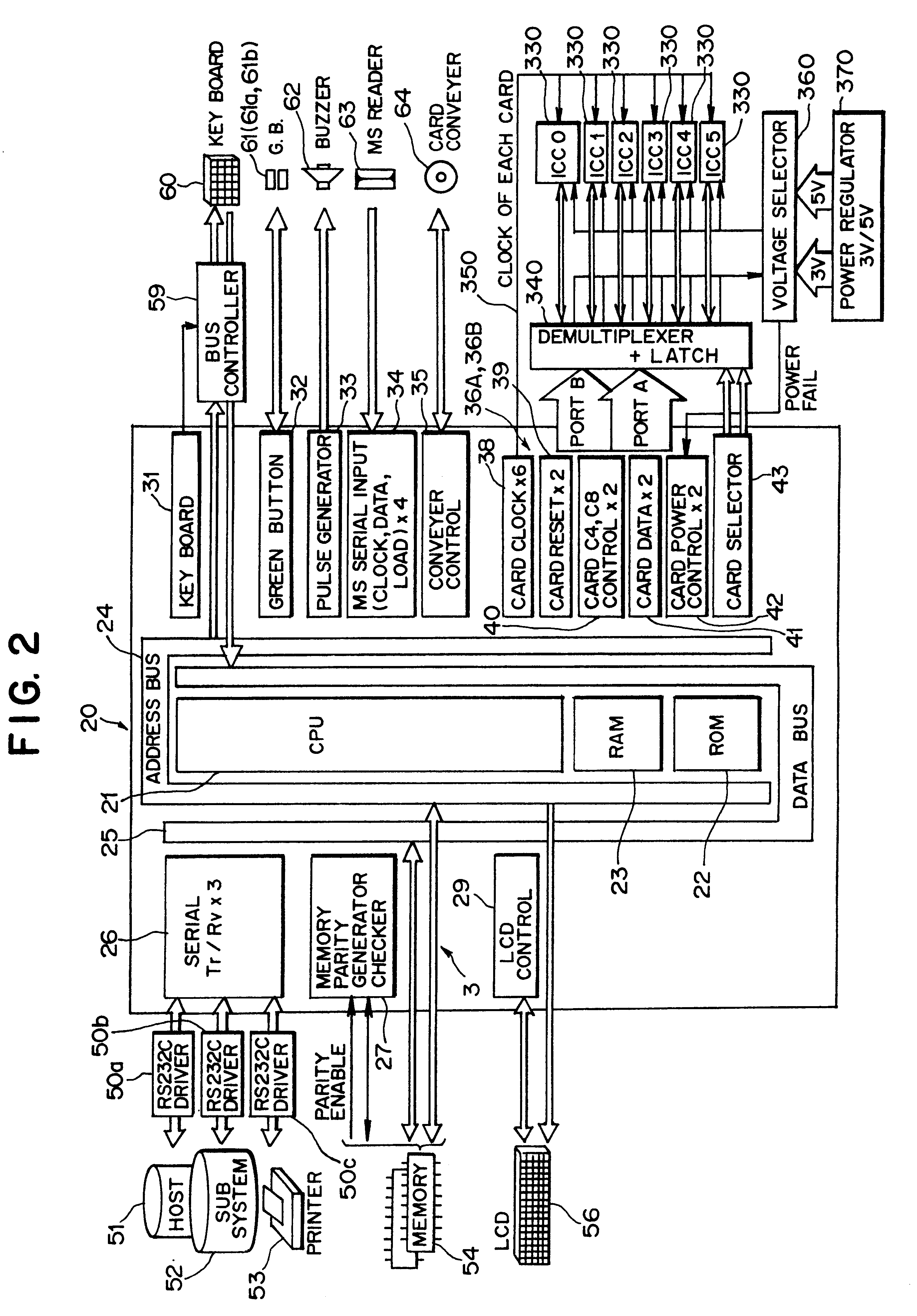 System for recognizing of a device connection state by reading structure information data which produced by pull-up resistor and pull-down resistor