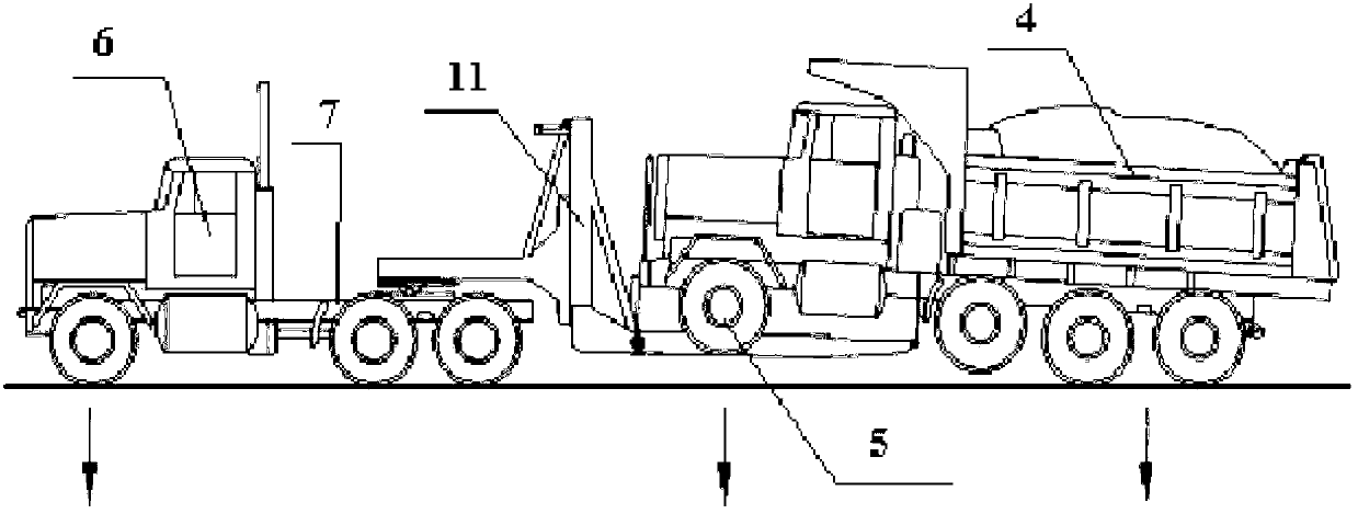 Lifting and pulling rescue vehicle