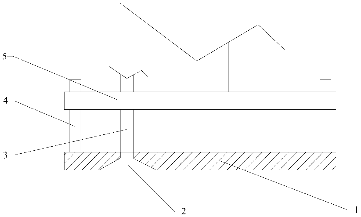 A color card printing mold for an automatic color card printing machine and a manufacturing method thereof