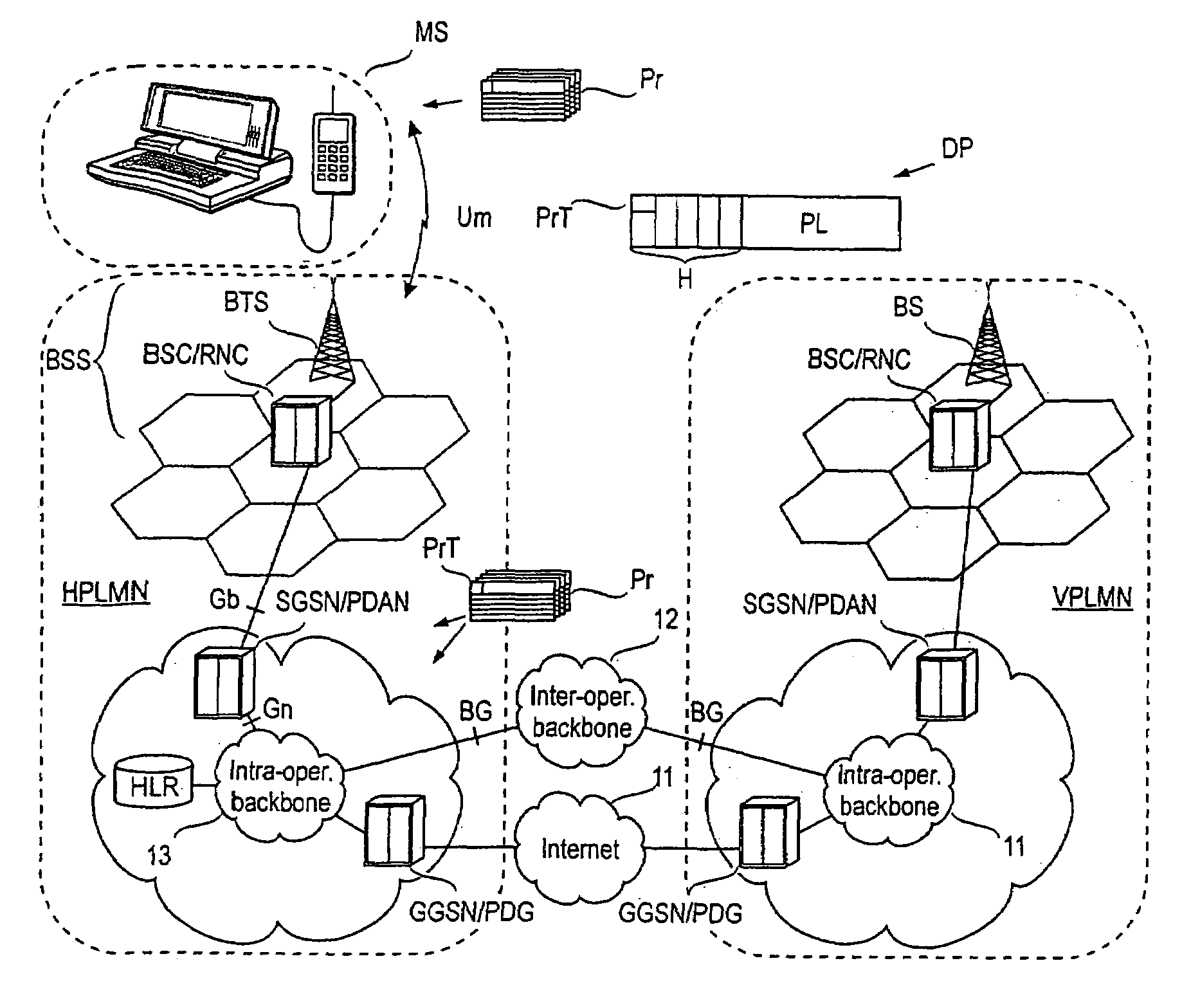 Controlling quality of service in a mobile communications system