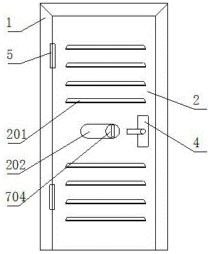 Ventilated security door