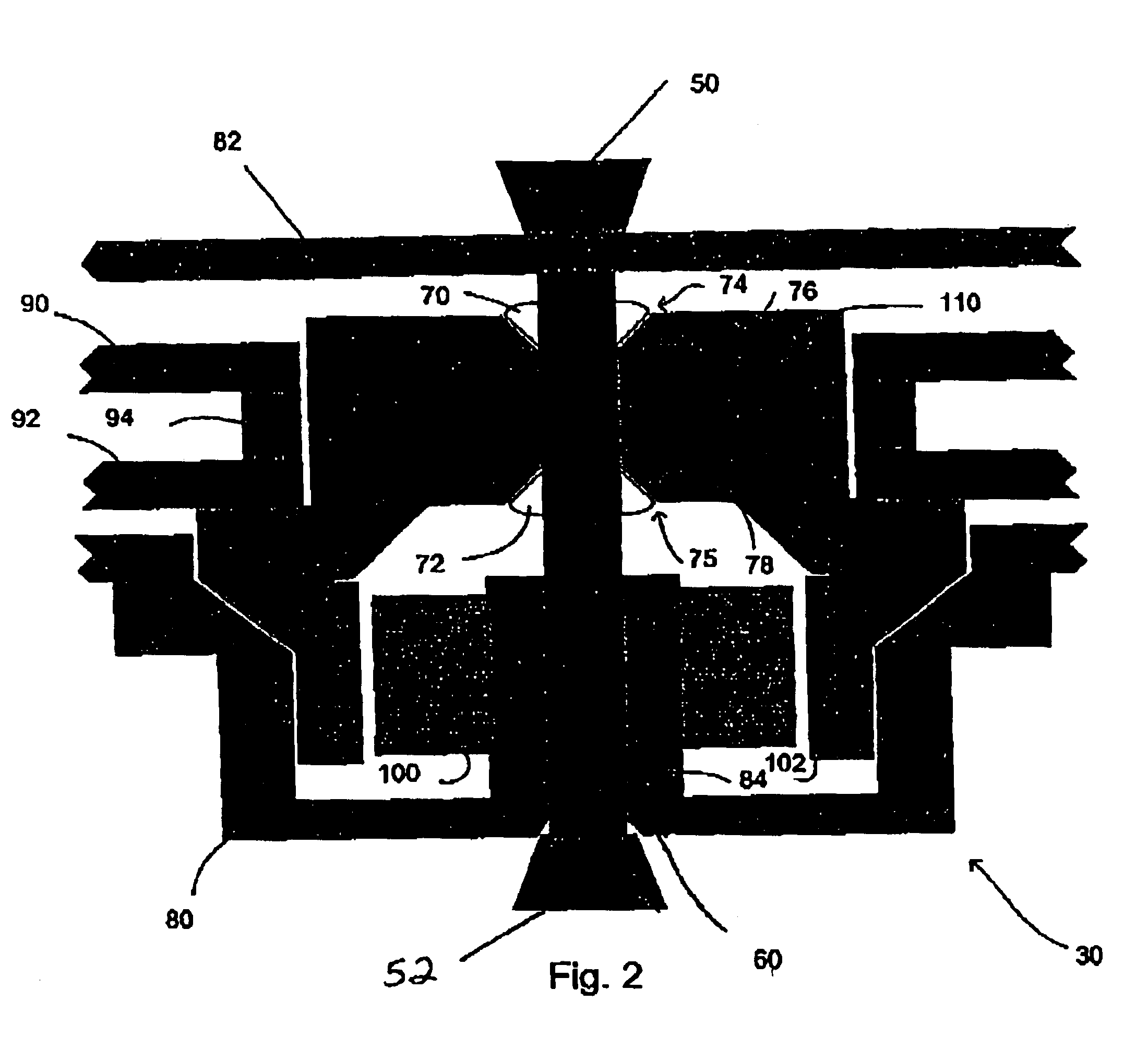 Selectively stiff FDB bearing for better servo write