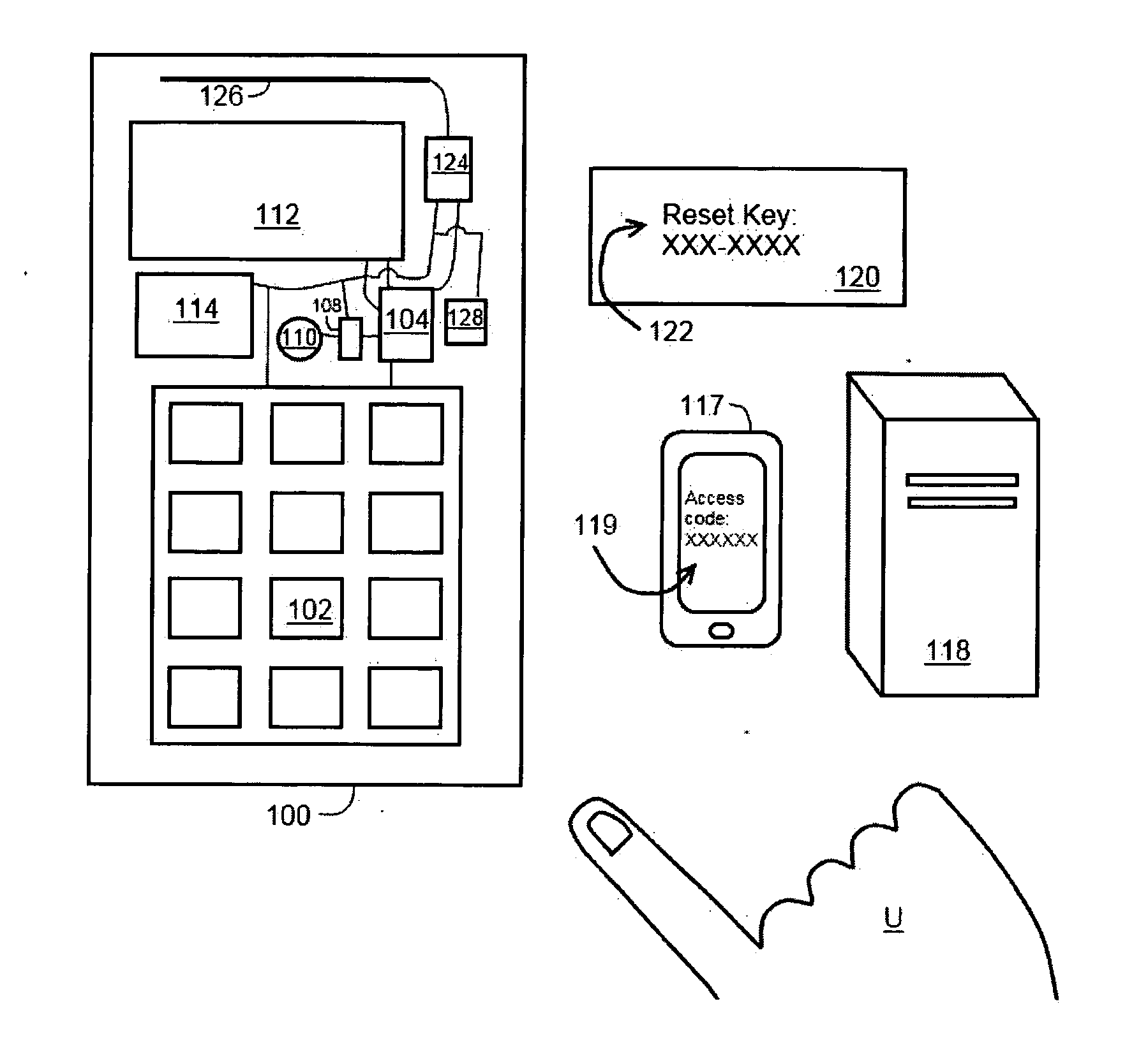 Electronic lock and method