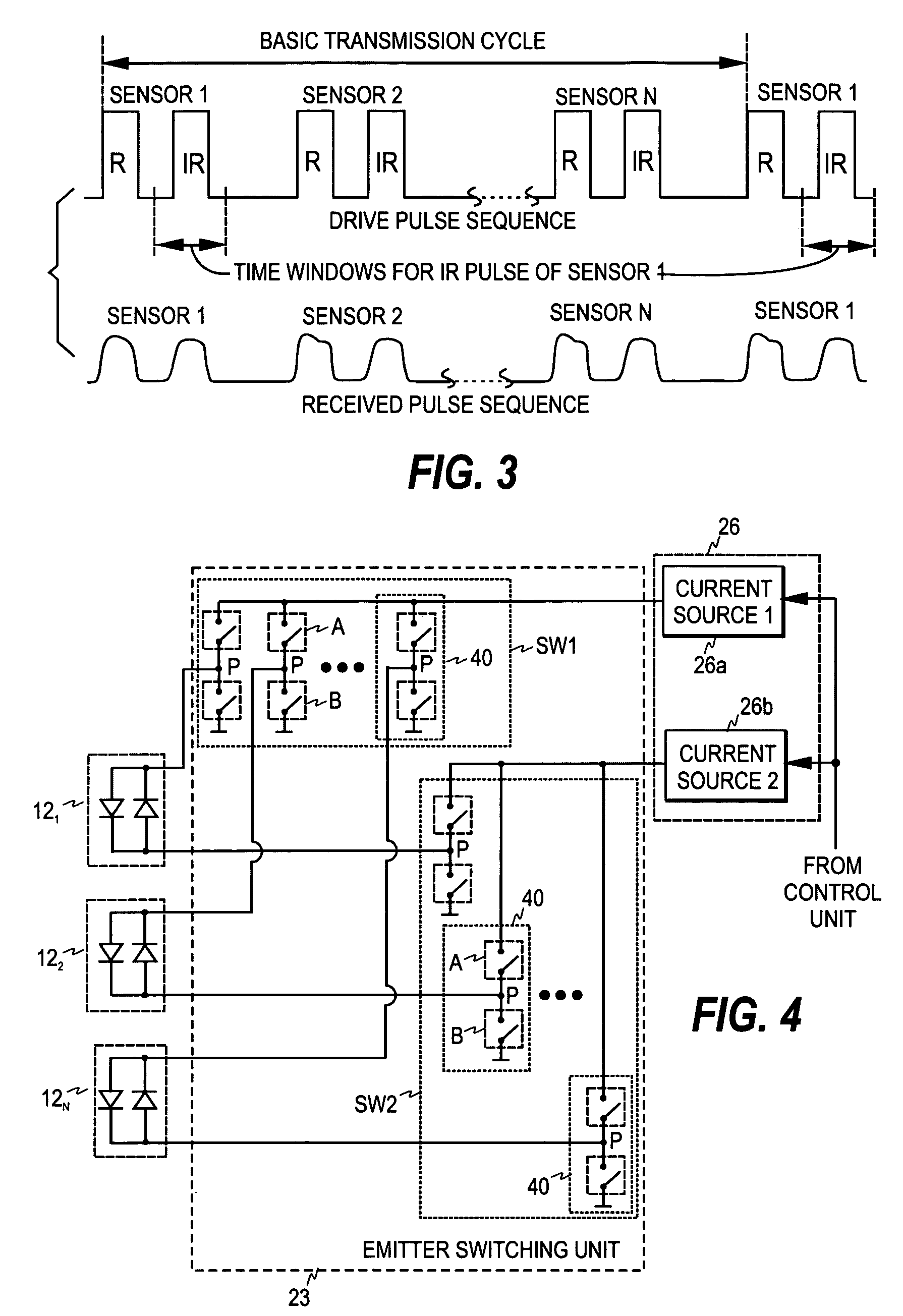 Patient monitoring device with multiple sensors