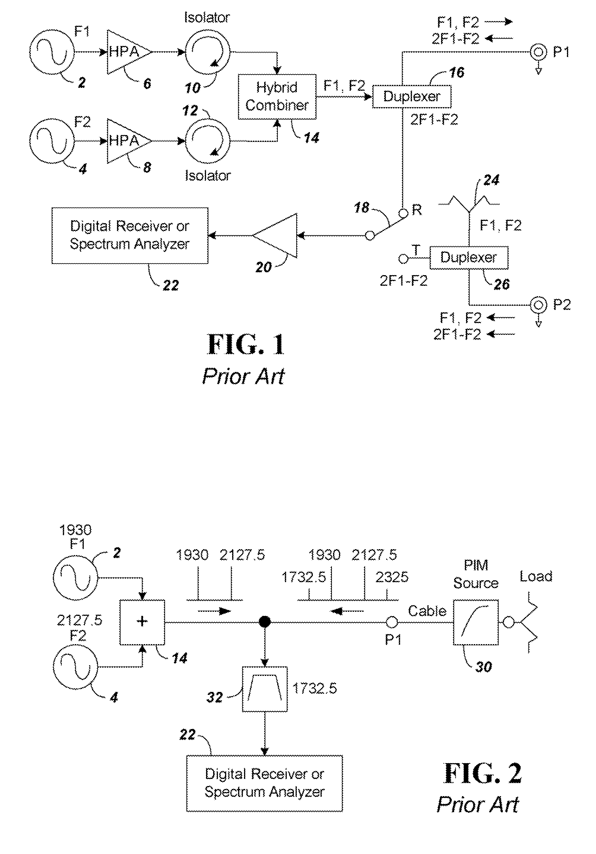 Passive intermodulation (PIM) distance to fault analyzer with selectable harmonic level