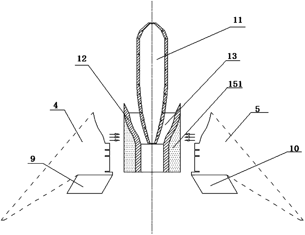 A tail seat ducted UAV