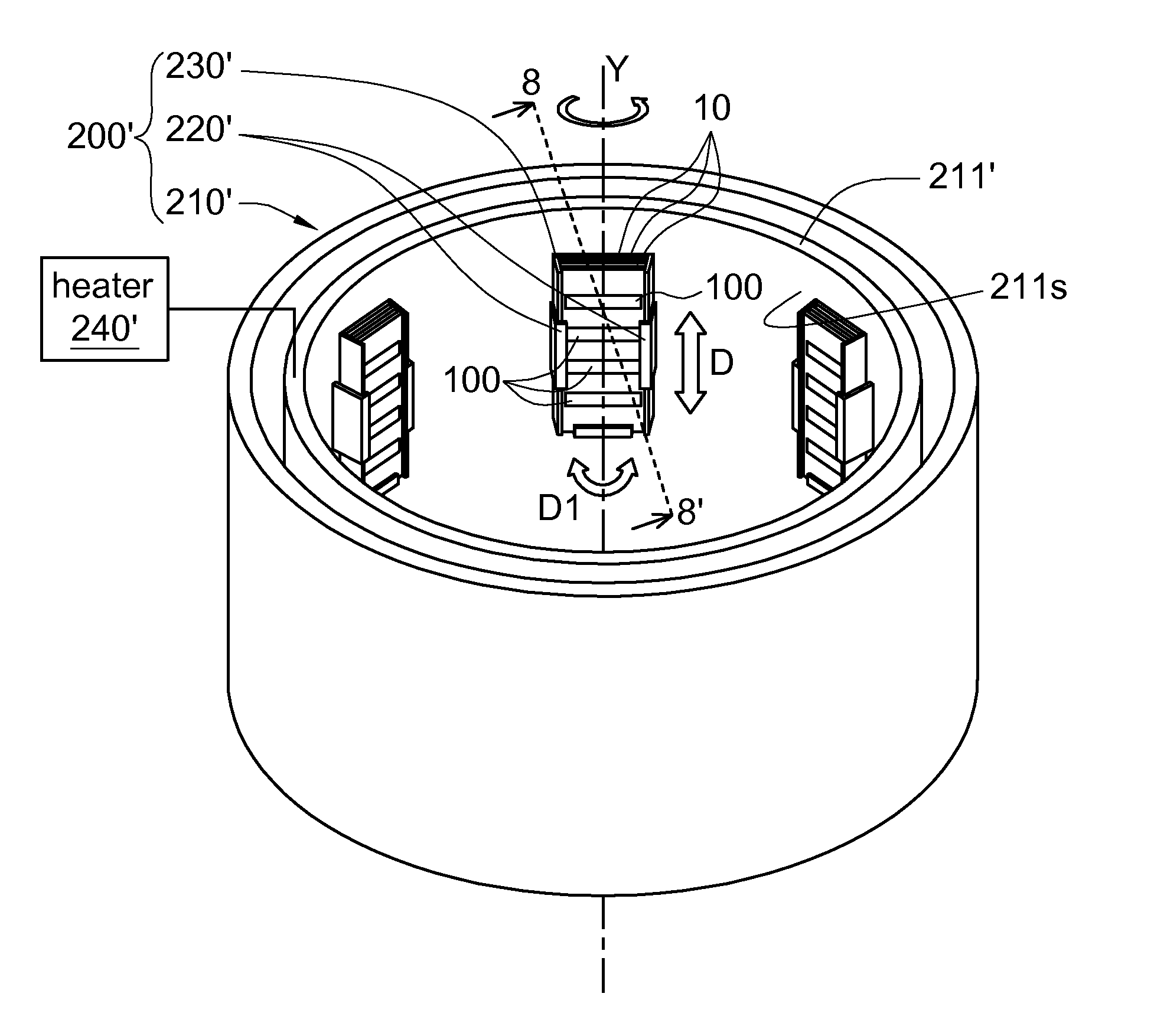 Centrifugal precipitating method and light emitting diode and apparatus using the same