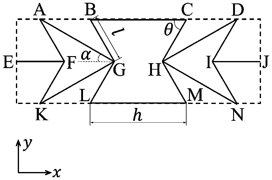 Pulled polycellular configuration and energy-absorbing structural member