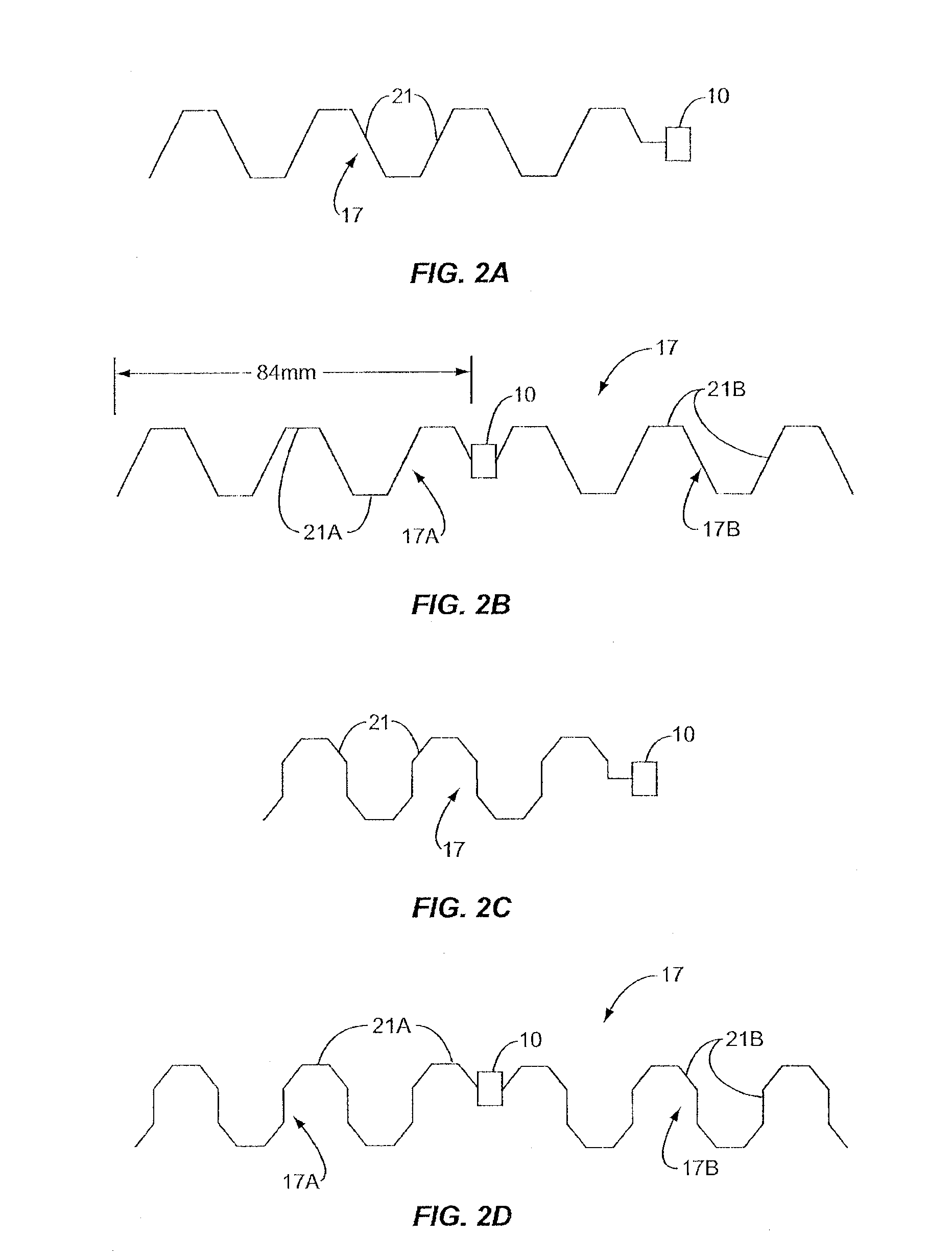 Wave antenna wireless communication device and method