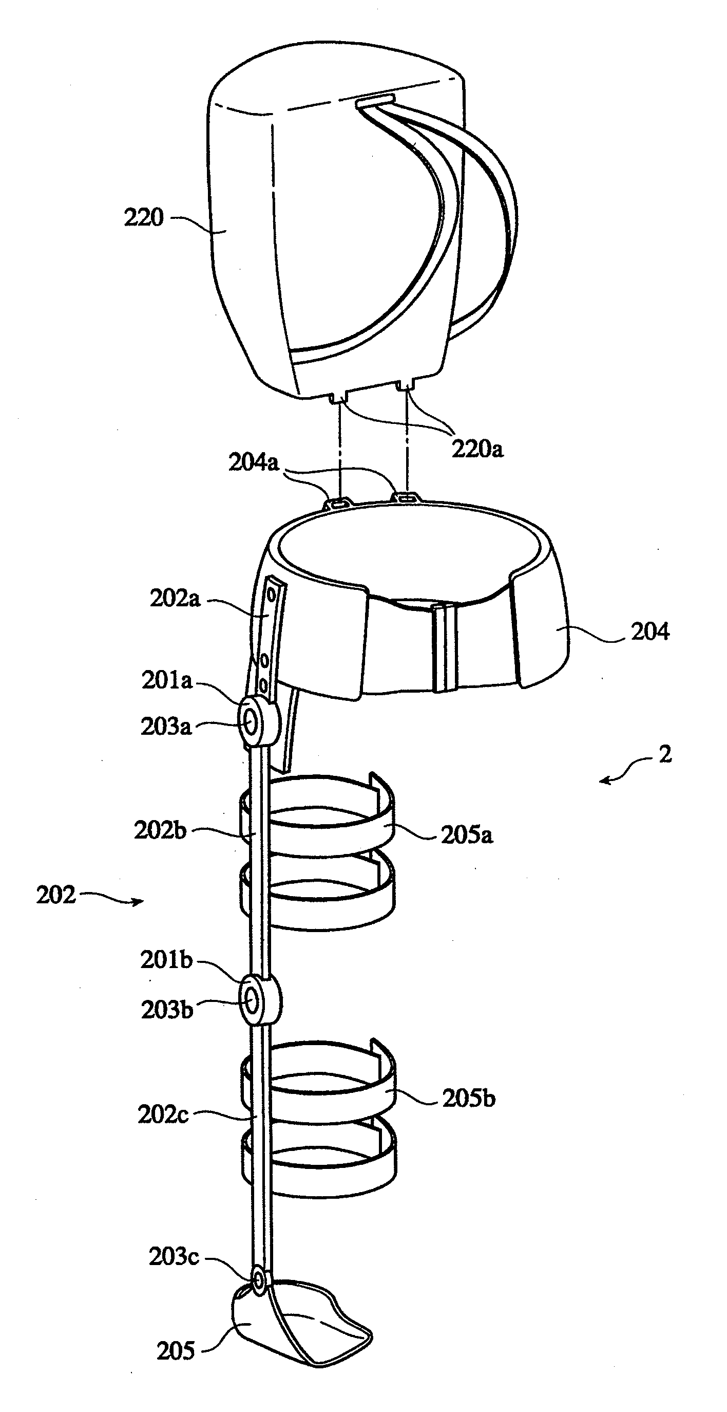 Wearable action-assist device, and method and program for controlling wearable action-assist device