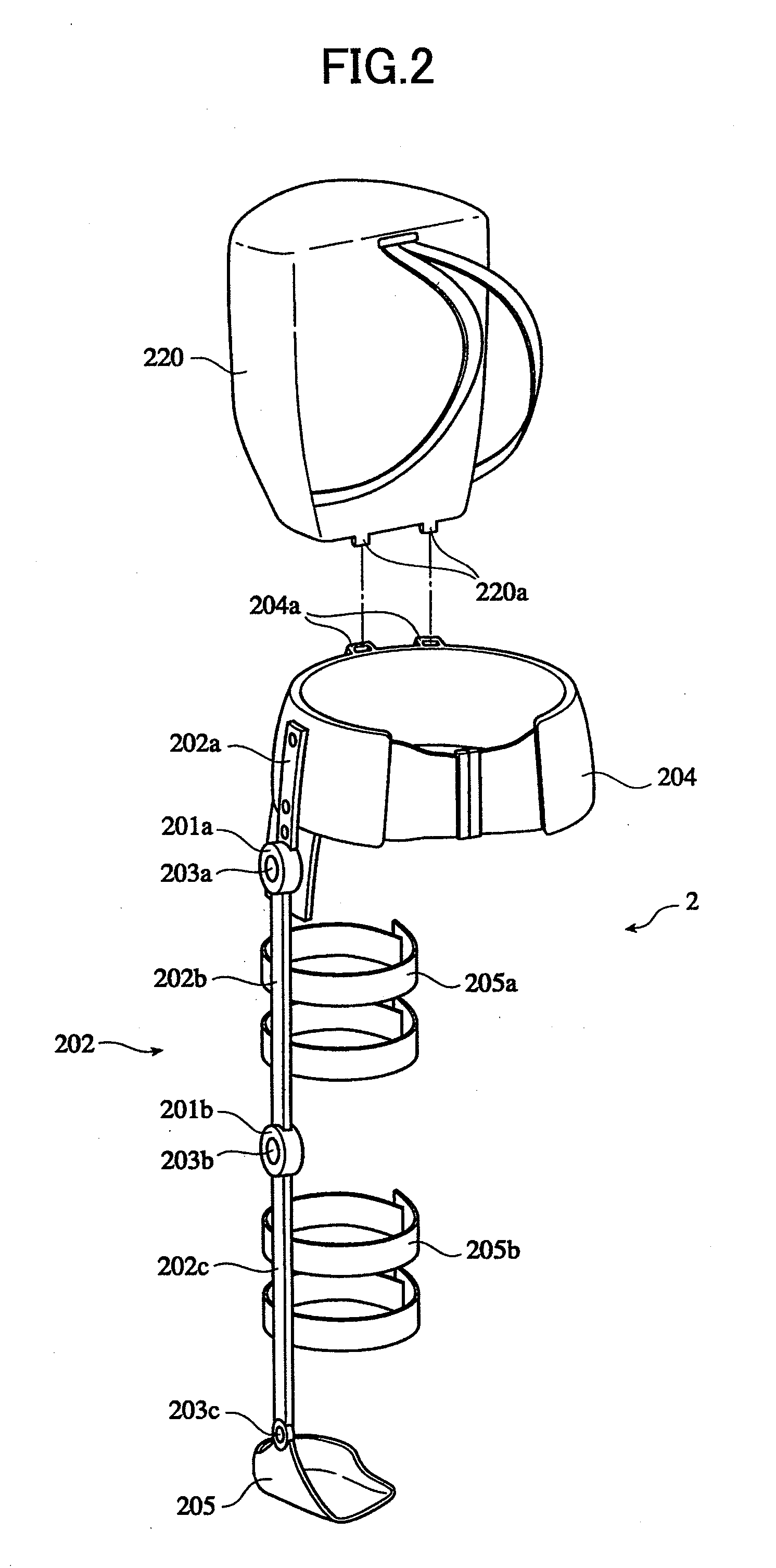 Wearable action-assist device, and method and program for controlling wearable action-assist device