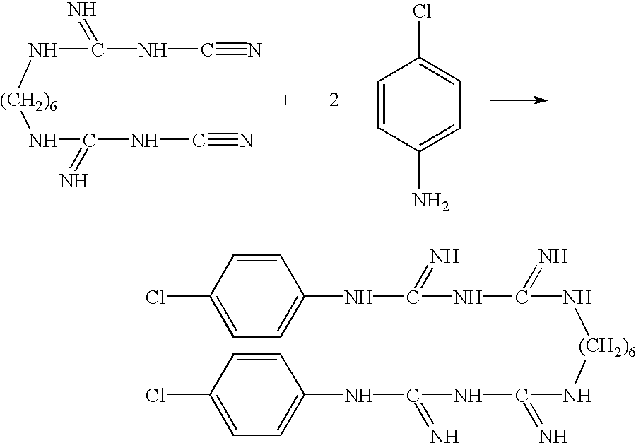 Water-soluble, chlorhexidine-containing compositions and use thereof