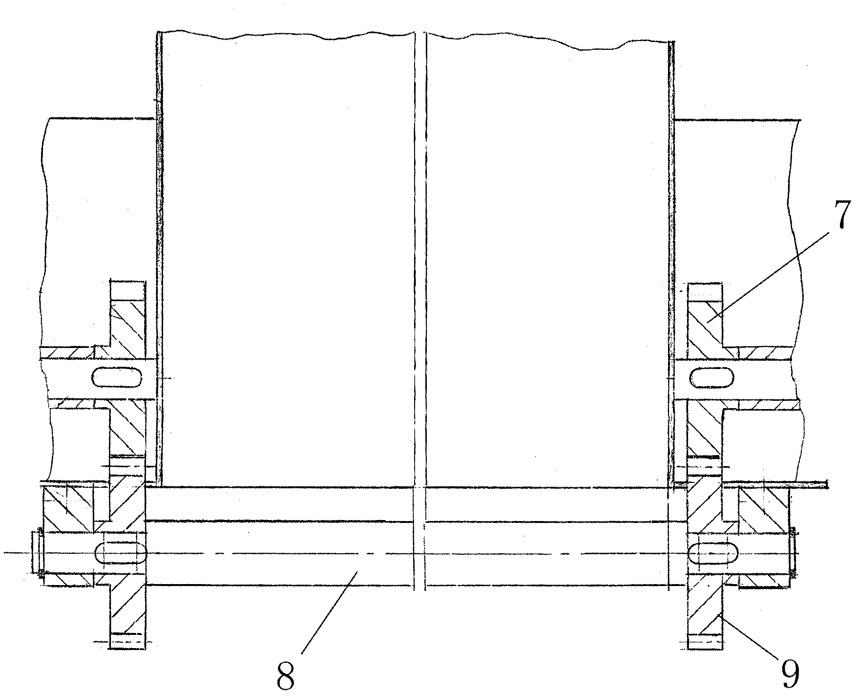 Foldable square cabin lifting device