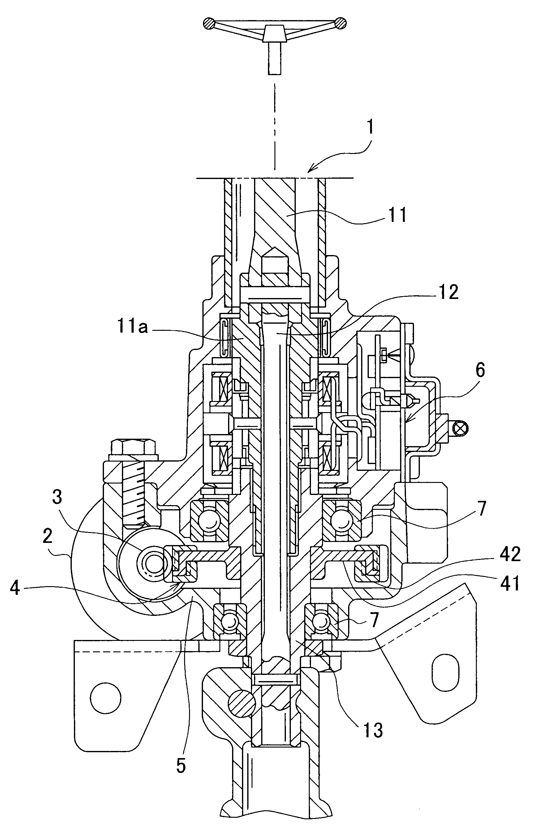 Gear and electric power steering device