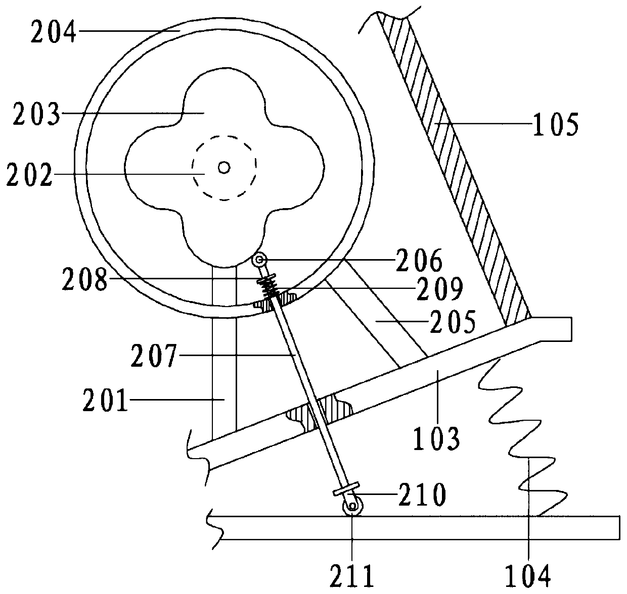 Shaking type machine tool cooling liquid efficient production equipment