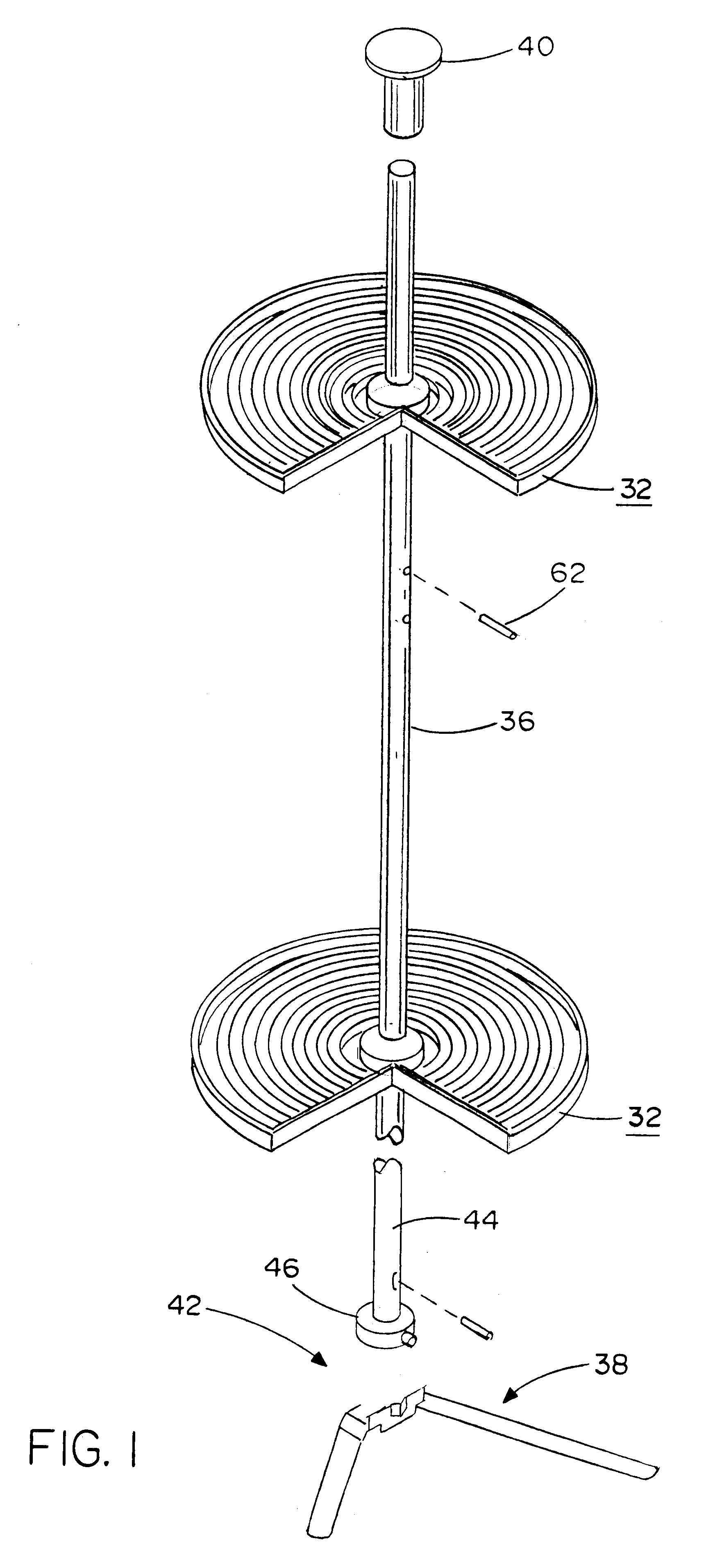 Rotary shelf mechanism