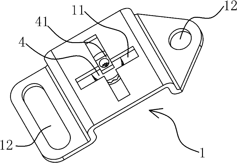 Wire harness bracket on automobile