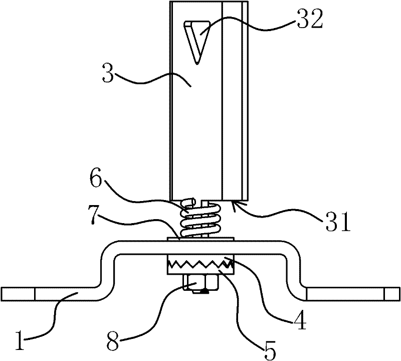 Wire harness bracket on automobile