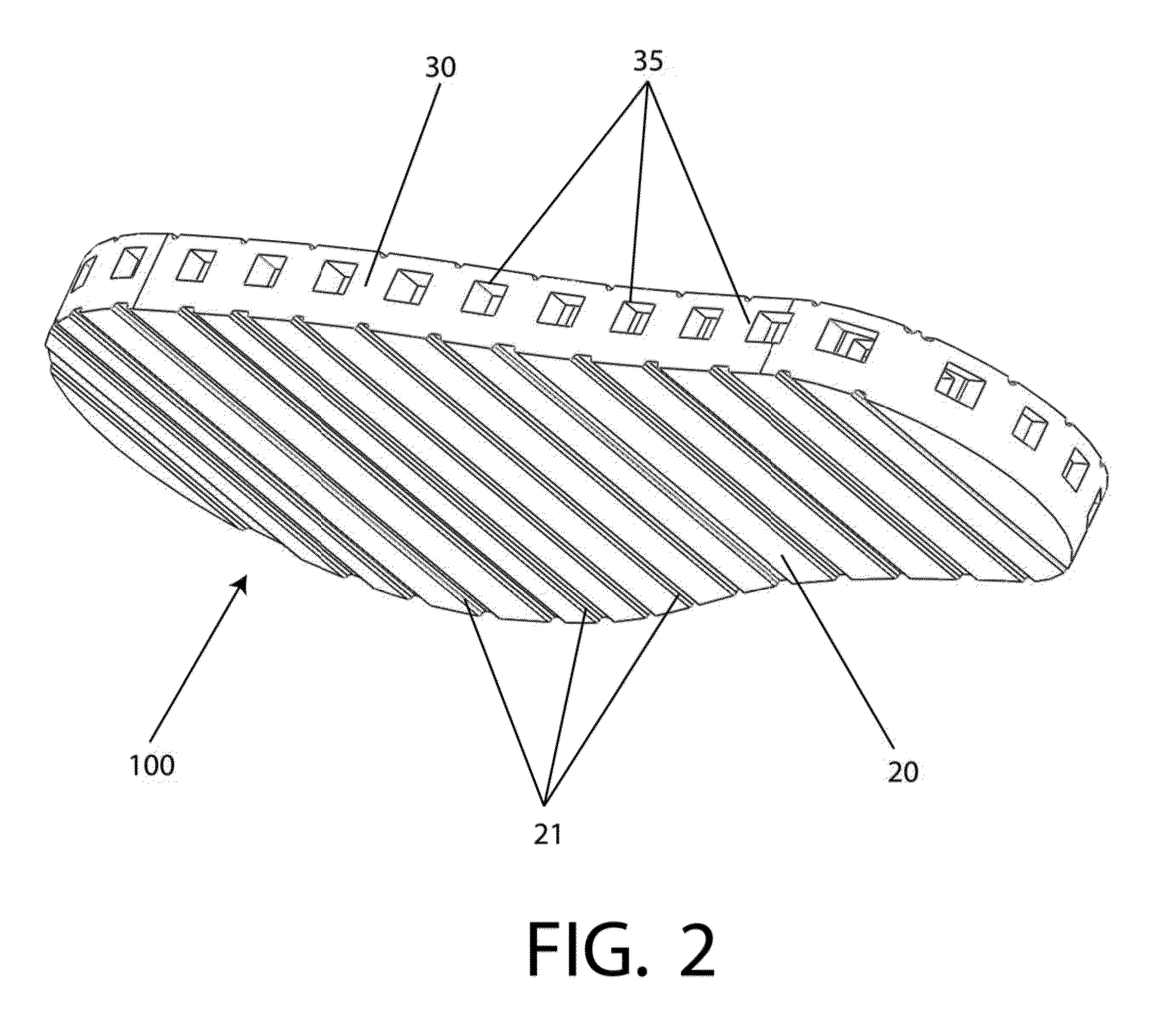 Ventilating footpad